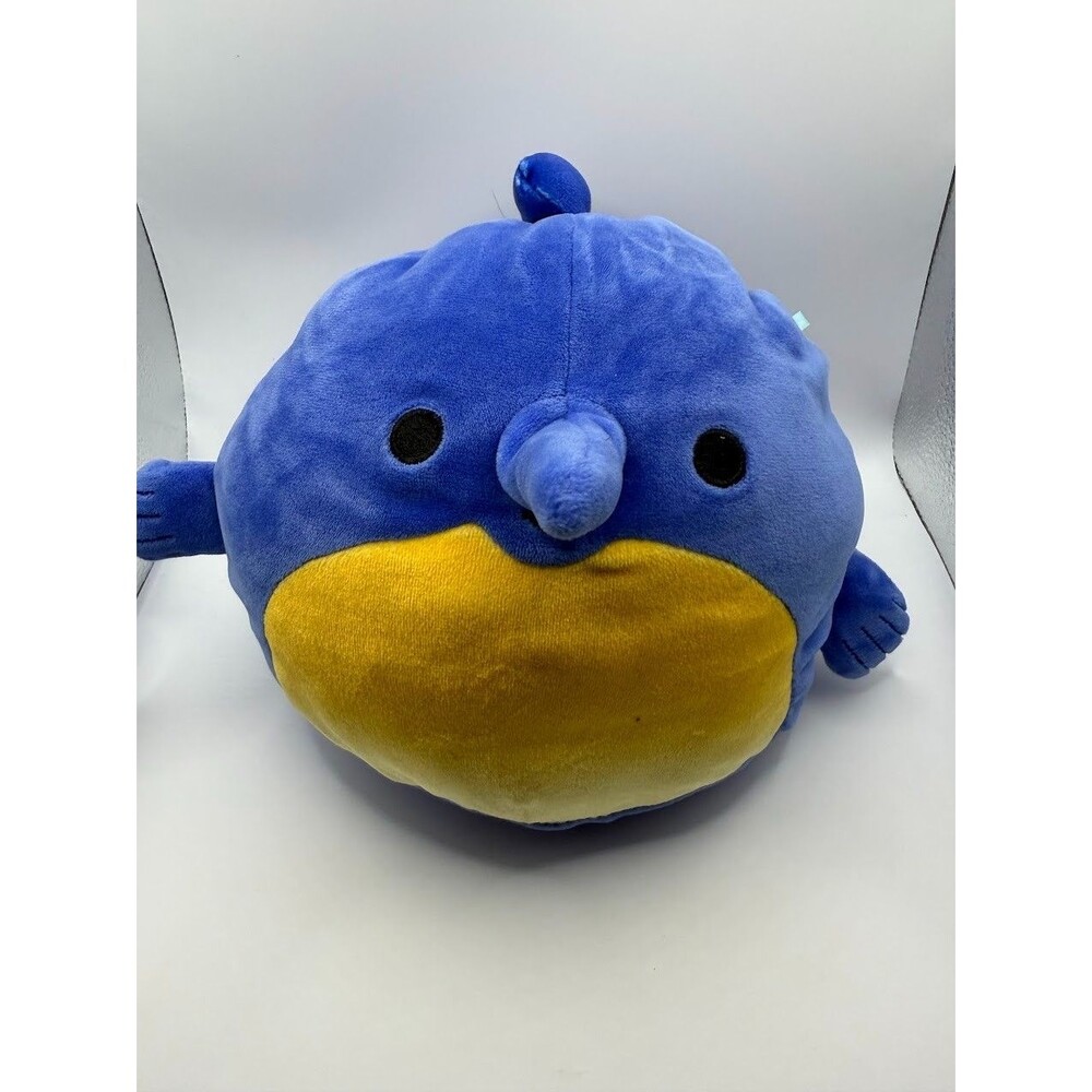 Squishmallows Swish the Swordfish 8" Blue Yellow Plush Kellytoy No Hang Tag